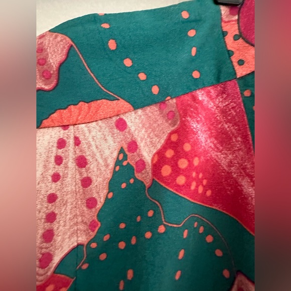 Bossa Nossa Seashell Print Cover Up Skirt Size Medium - Picture 5 of 9